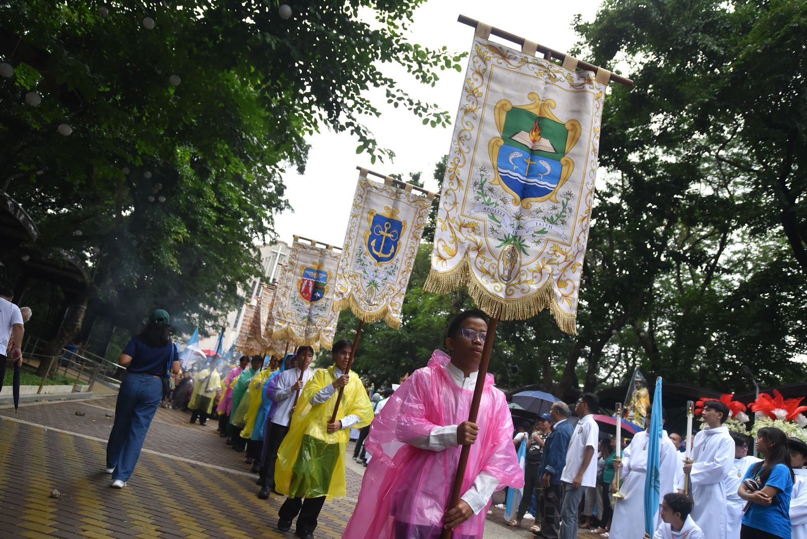 Catholic devotees join the Procesión de las Tres Coronadas y los Santos Patronos along with images of patron saints from parishes and churches across Metro Manila, to honor Nuestra Señora del Buen Suceso at Baclaran Church in Parañaque City, on September 5. l Zedrich Xylak Madrid
