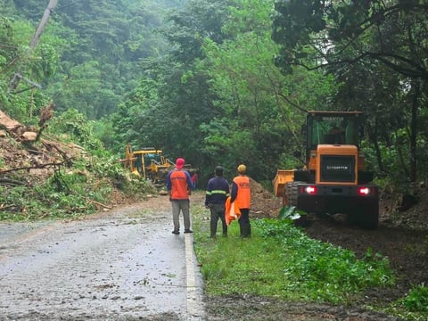 Landslide shuts Marilaque Highway for nearly 12 hours