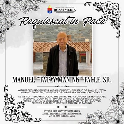 Father of Cardinal Tagle passes away