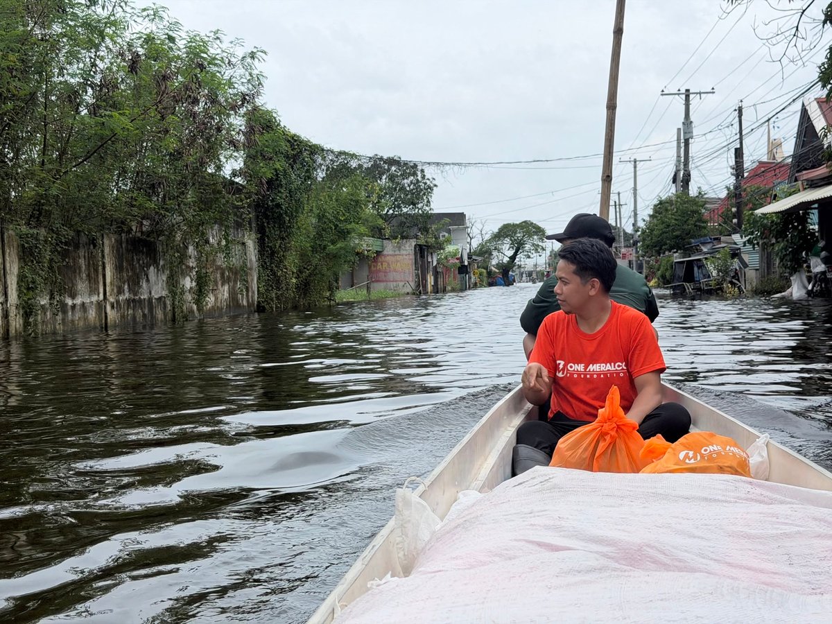 MVP foundations’ relief goods reach flooded Pampangueños