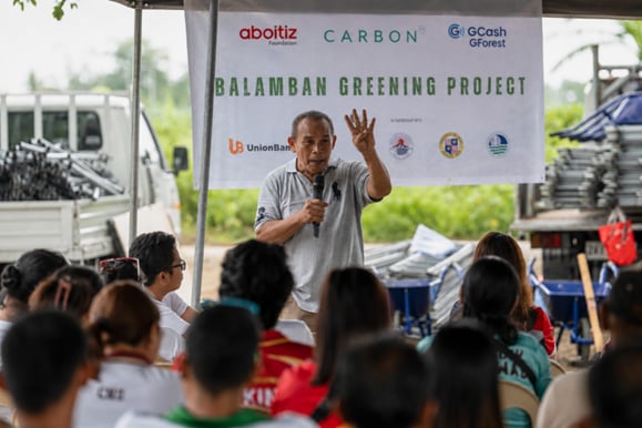 MEMBERS of the Singsing Tilapia Growers and Farmers Association are preparing to help kick off CarbonPH in Balamban, Cebu, following an orientation by Baltazar Tribunalo, head of the local Disaster Risk Reduction and Management Office, on nursery establishment and project convergence — equipping local farmers to take an active role in the program’s long-term forest restoration efforts.