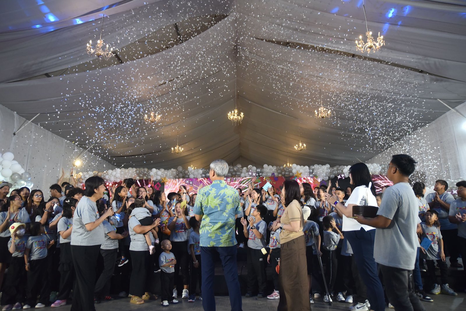 Twenty-four child cancer survivors and beneficiaries of CHILD Haus’ free services join the celebration of the organization’s 24th founding anniversary at the Palacio de Maynila in Manila, on September 6.

Child Haus founder Ricky 'Mader' Reyes, along with Hans Sy, chairman of the Executive Committee of SM Prime Holdings, leads the celebration, along with featureing a montage of CHILD Haus’ history from 2003 to 2026 and a performance of its national song by Jamie Aquino. l Zedrich Xylak Madrid