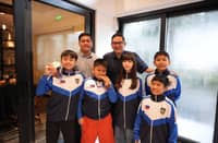 Senator Bam Aquino joins the successful karatekas who brought honor to the country at the 3rd Asian Karate Youth Open Championship and Training Camp held in Hangzhou, China