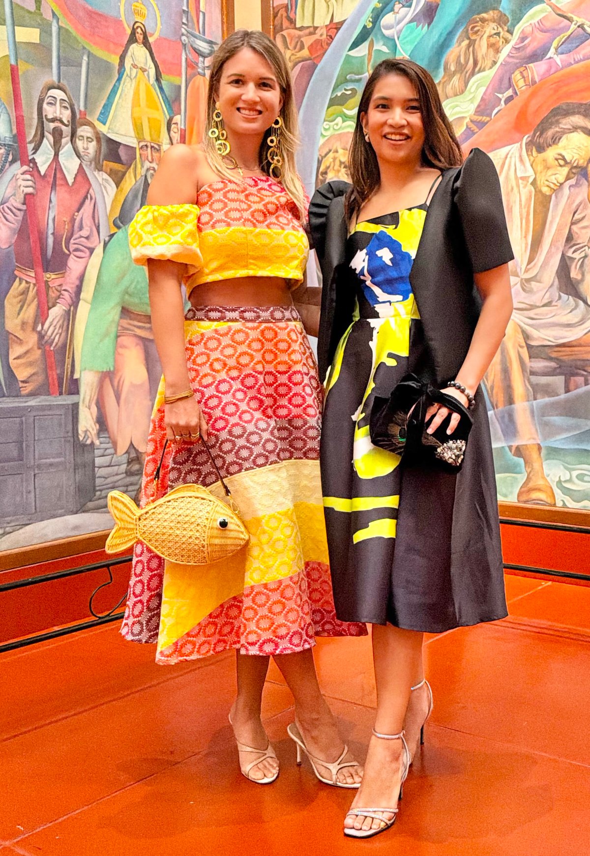 NATALIA Peña and Isabella Fernandez.