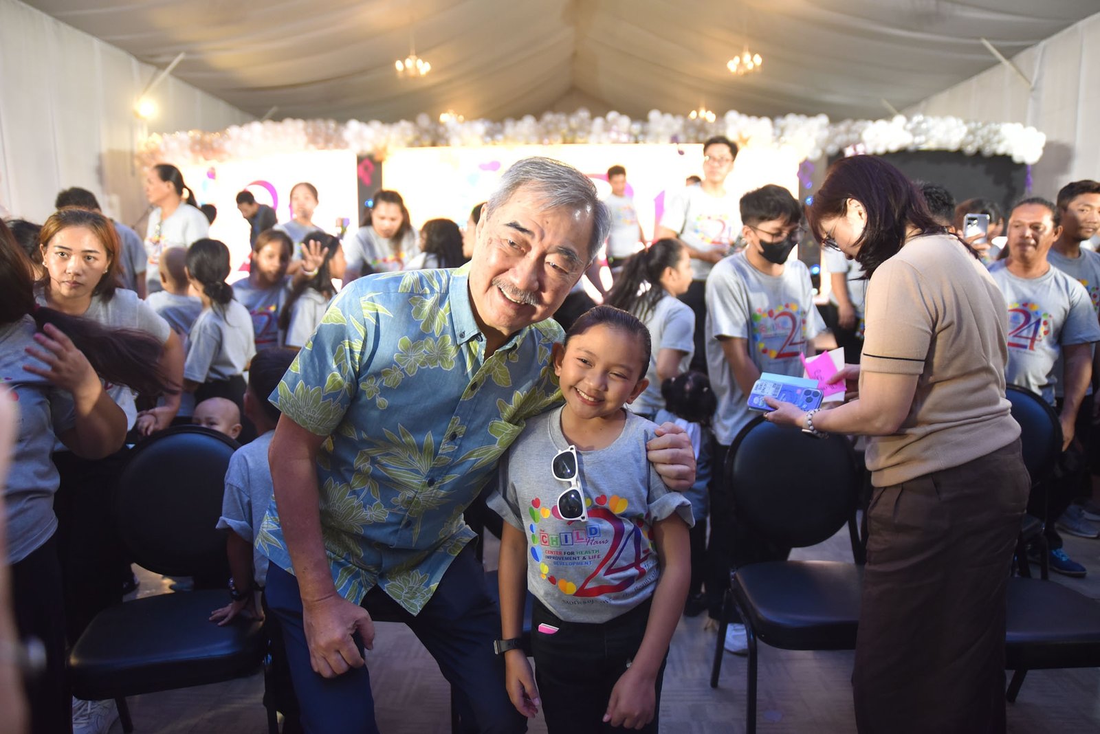 Twenty-four child cancer survivors and beneficiaries of CHILD Haus’ free services join the celebration of the organization’s 24th founding anniversary at the Palacio de Maynila in Manila, on September 6.

Child Haus founder Ricky 'Mader' Reyes, along with Hans Sy, chairman of the Executive Committee of SM Prime Holdings, leads the celebration, along with featureing a montage of CHILD Haus’ history from 2003 to 2026 and a performance of its national song by Jamie Aquino. l Zedrich Xylak Madrid