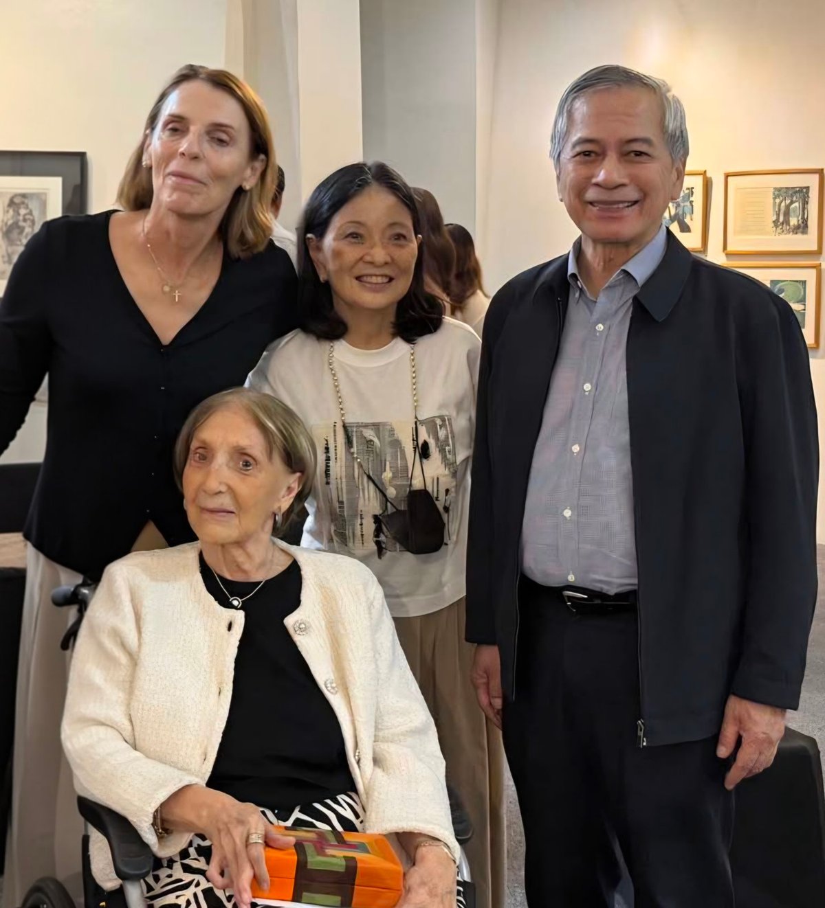 MARIT Yuchengco, Yvonne Yuchengco, Nes Jardin and Elena Colome (seated).
