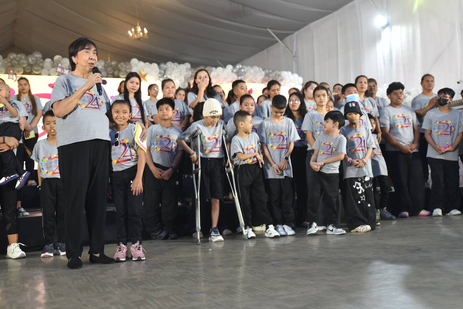Twenty-four child cancer survivors and beneficiaries of CHILD Haus’ free services join the celebration of the organization’s 24th founding anniversary at the Palacio de Maynila in Manila, on September 6.

Child Haus founder Ricky 'Mader' Reyes, along with Hans Sy, chairman of the Executive Committee of SM Prime Holdings, leads the celebration, along with featureing a montage of CHILD Haus’ history from 2003 to 2026 and a performance of its national song by Jamie Aquino. l Zedrich Xylak Madrid