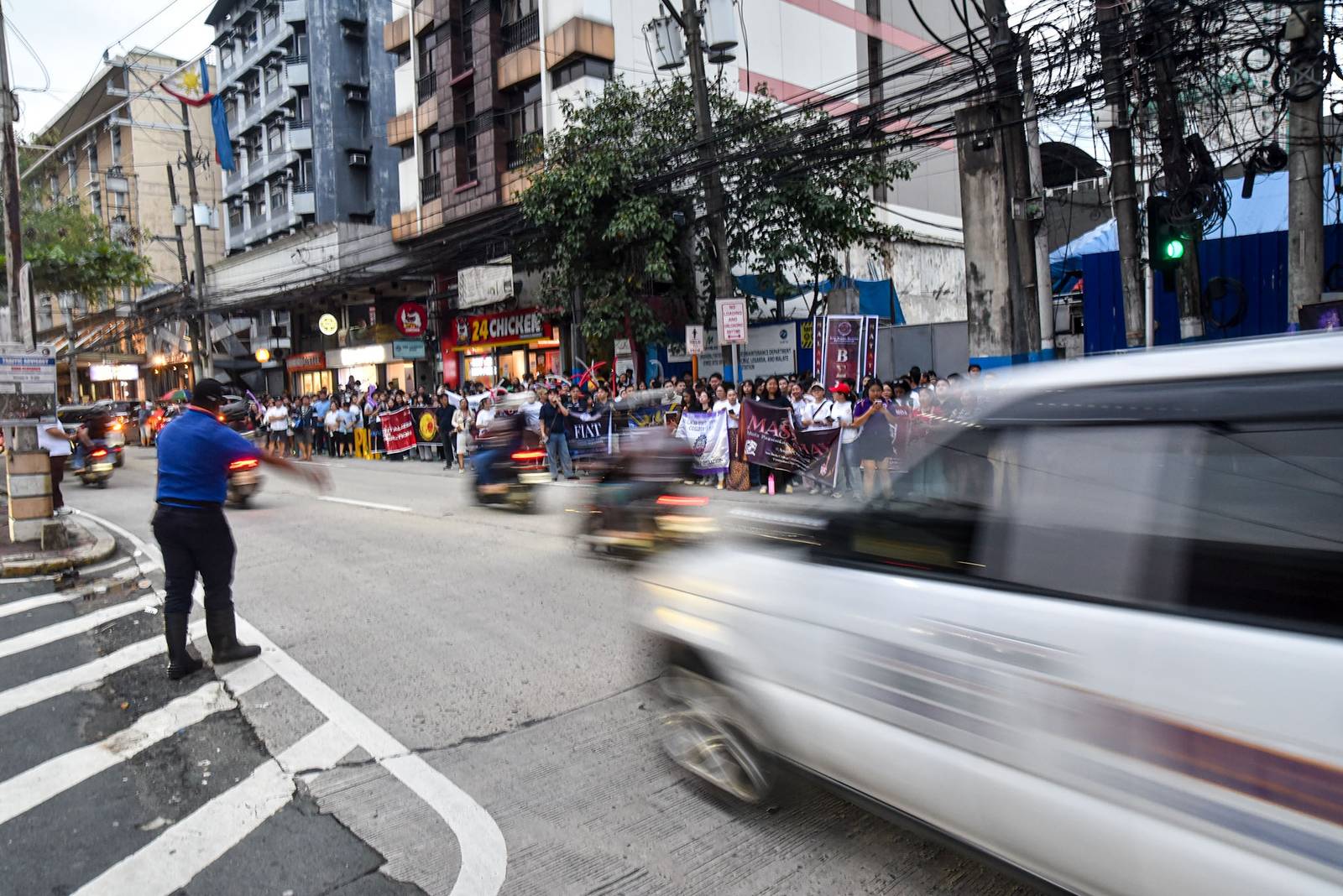 Families and supporters welcomed aspiring lawyers with the  as they complete the 1st day of the 2026 Bar examinations near at the San Beda University testing center in Manila, on September 6. l Zedrich Xylak Madrid