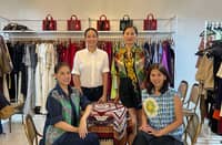 THE ladies behind TLVS: (From left) Frannie Lopez-Manotoc, Mel Mora Asuncion, Penny Lopez-Katigbak and Annalyn de Silva Garcia.