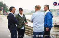 President Ferdinand Marcos Jr. and DPWH Sec. Vince Dizon met with Marikina local officials in addressing the overflow of Marikina River that has caused floods.