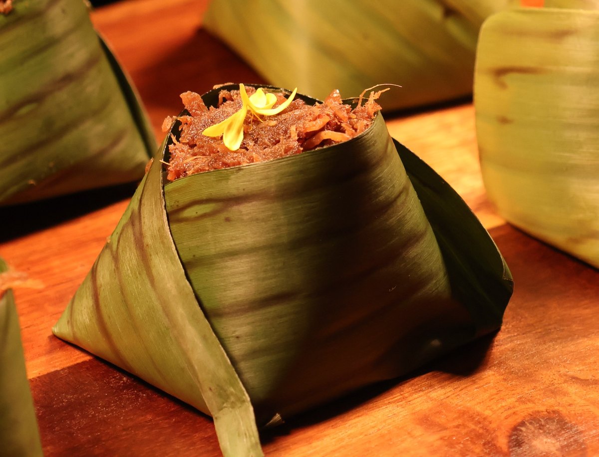 CHICKEN in Banana Leaf.