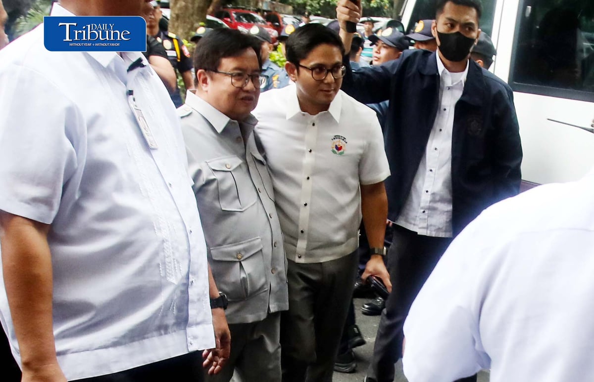 PLUNDER CASE FILED VS ROMUALDEZ
Assistant Ombudsman Mico Clavano arrives at the Sandiganbayan on Monday, 7 September 2026, to file a plunder case against former House Speaker and incumbent Leyte 1st District Rep. Martin Romualdez over his alleged links to anomalous flood control projects.
Photo by Analy Labor