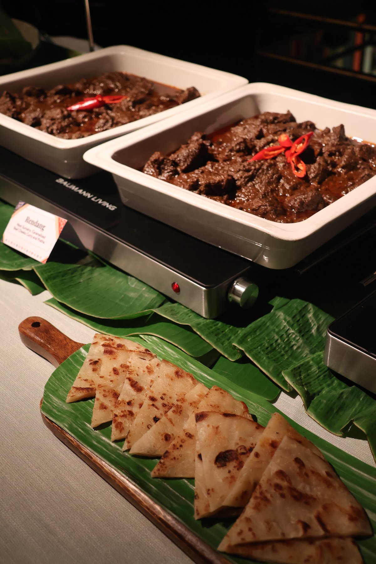 RENDANG: Caramelized Beef Cheeks Curry and Pratha.