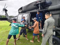 Food packs airlifted to isolated Aeta communities