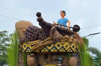 The karosa of Paombong that will parade the streets of Bulacan for the Singkaban Festival 2026.