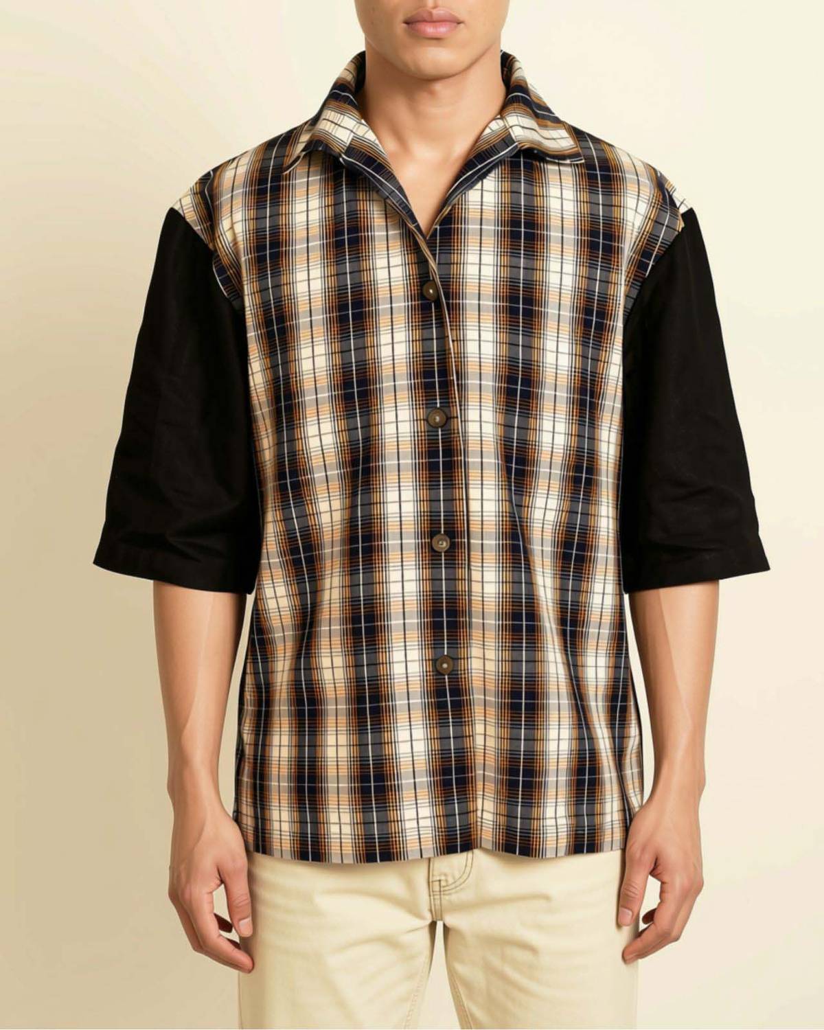 MEN'S color-blocked top  by Caro Wilson.