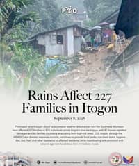 Rains displace 68 families in Itogon