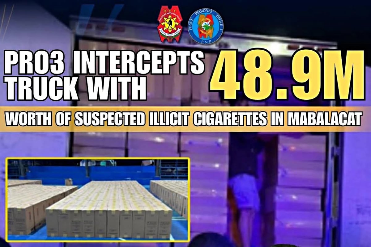 P48.9M illegal cigarettes seized in Mabalacat