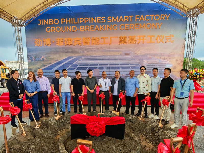 SBMA, Jinboway breaks ground for four new factories in Subic Freeport 