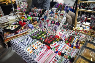 Handcraft Tatriz Items and sweets on display in San Juan City