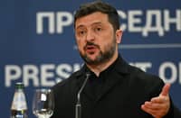 UKRANIAN President Volodymyr Zelensky