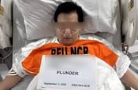 FORMER House Speaker Martin Romualdez is seen in a mugshot taken at Cardinal Santos Medical Center in San Juan City.
