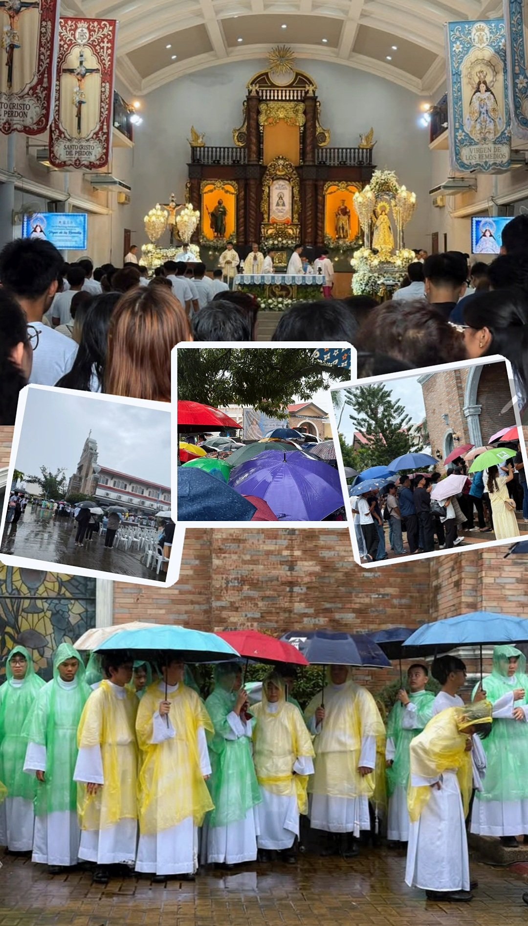 Faith Above Floods: 70th Coronation of Virgen de los Remedios Proceeds Amid Rain