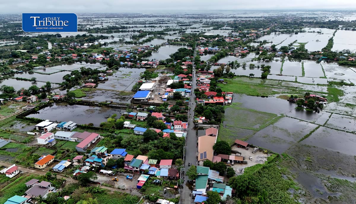 HAGONOY REMAINS UNDER WATER

Floodwaters continue to submerge parts of Hagonoy, Bulacan, as seen from Barangay Iba on Tuesday, 8 September 2026.

Several areas in the municipality remain affected after weeks of monsoon rains.

Photo by Analy Labor