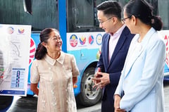 First lady launches free electric Love Bus service