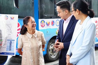 First lady launches free electric Love Bus service