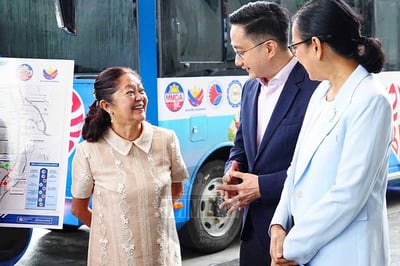 First lady launches free electric Love Bus service