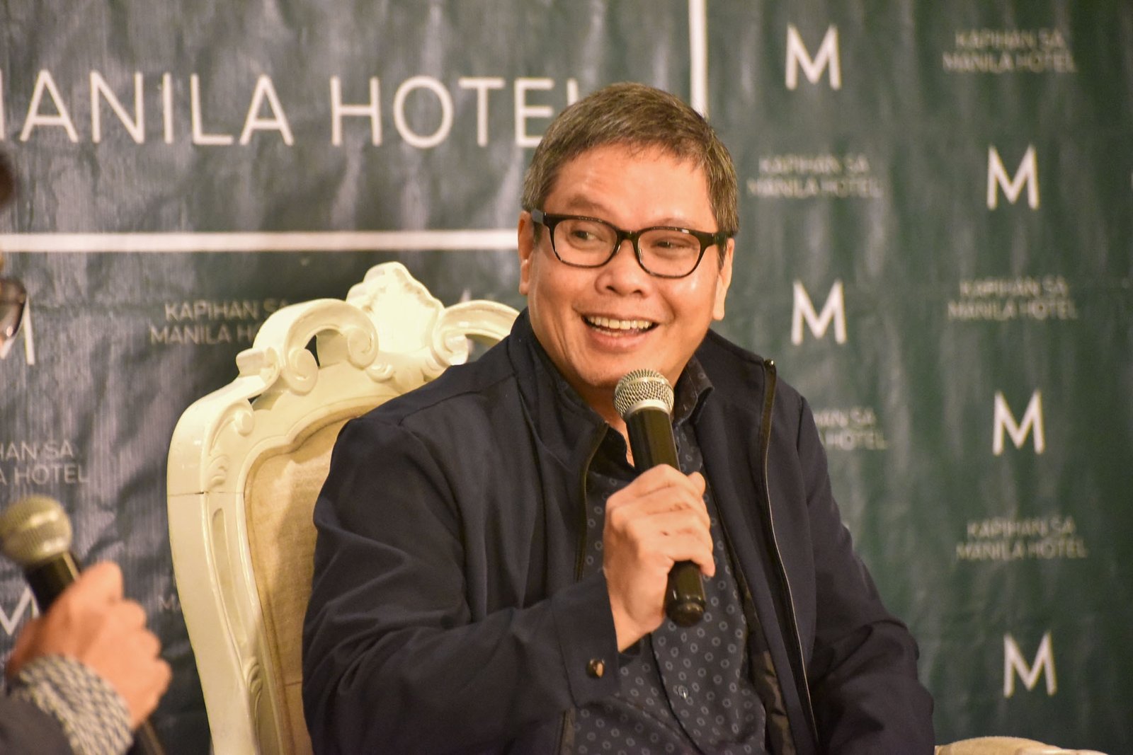 UP-NOAH Executive Director Dr. Mahar Lagmay discusses flood mapping, hazard assessment, and flood forecasting can prevent flooding in a forum at the Manila Hotel, on September 9. l Zedrich Xylak Madrid