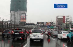 Heavy traffic at Commonwealth