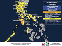 Heavy rains from Habagat threaten Luzon, Visayas with floods, landslides
