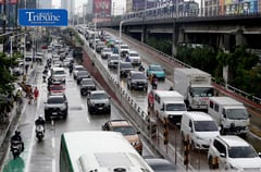 Traffic at EDSA SB