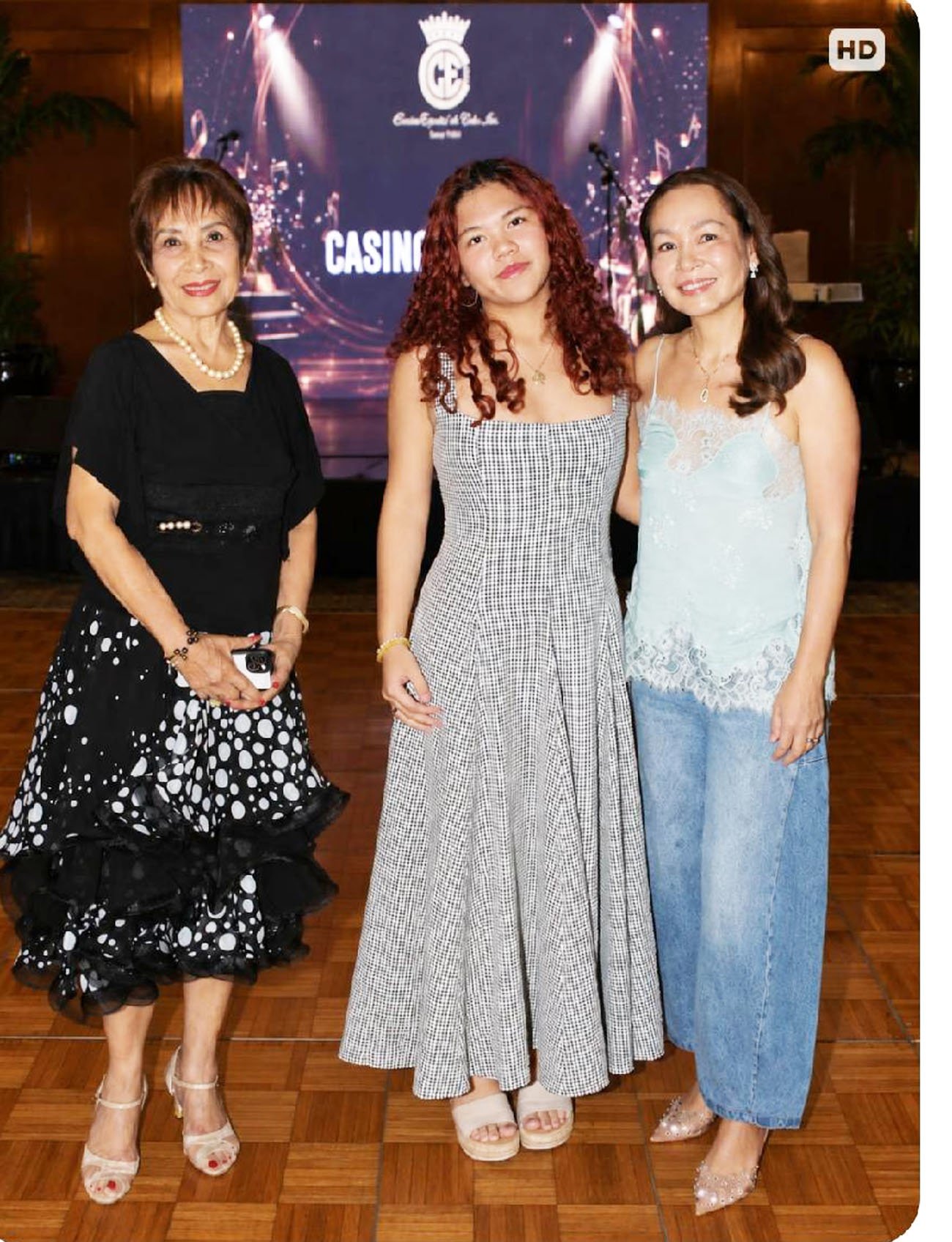 CELY Chiongbian with Elise Ko and her mom Tet Ko.