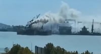 Cargo ship fire kills 20 people