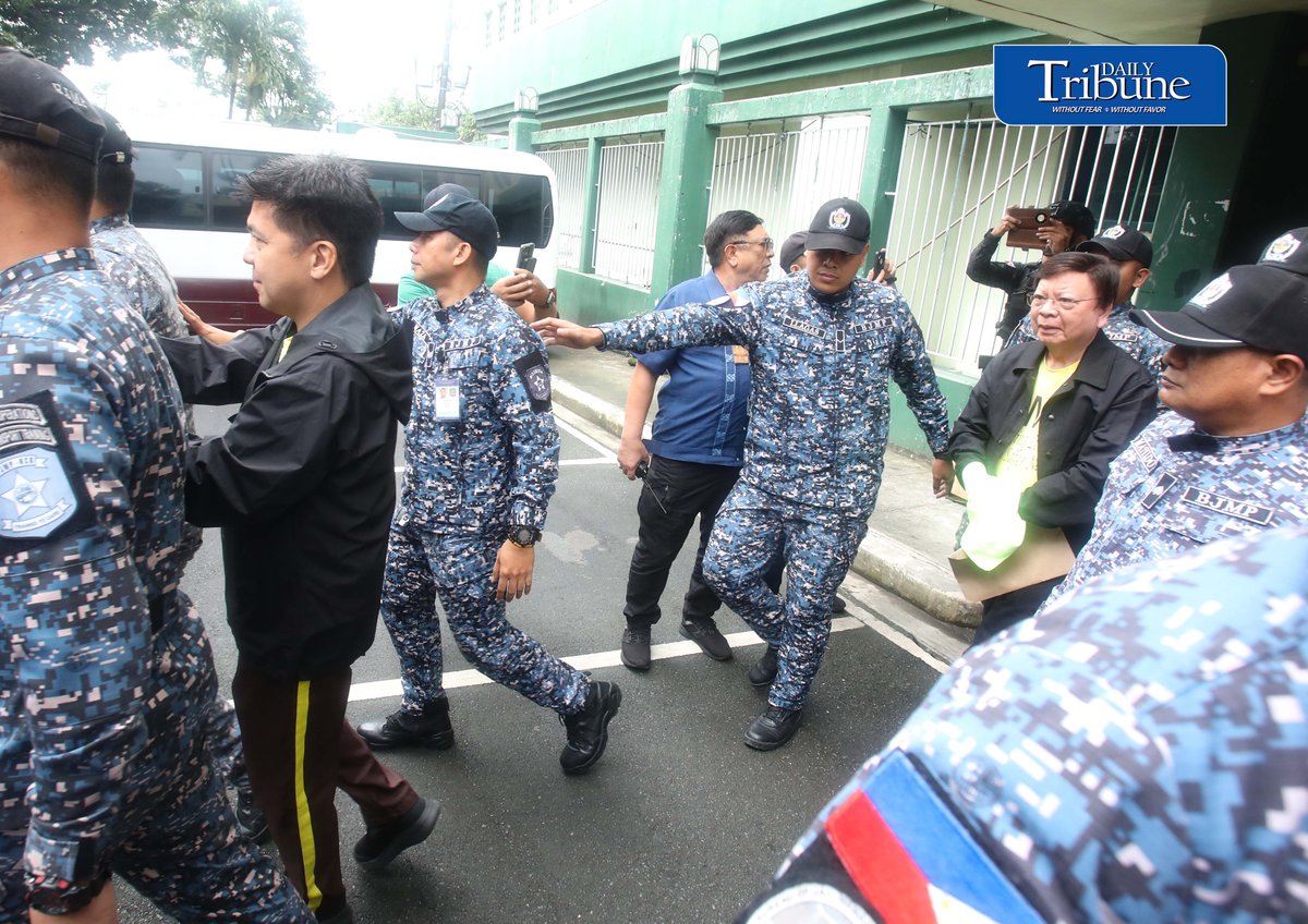 MARCOLETA, DEFENSOR FACE COURT PROCEEDINGS
Sen. Rodante Marcoleta and former Rep. Mike Defensor arrive at the Sandiganbayan on Thursday, 10 September 2026, for proceedings on plunder and Presidential Decree 46 charges involving their alleged failure to declare P75 million in campaign donations from the 2025 elections. | Analy Labor