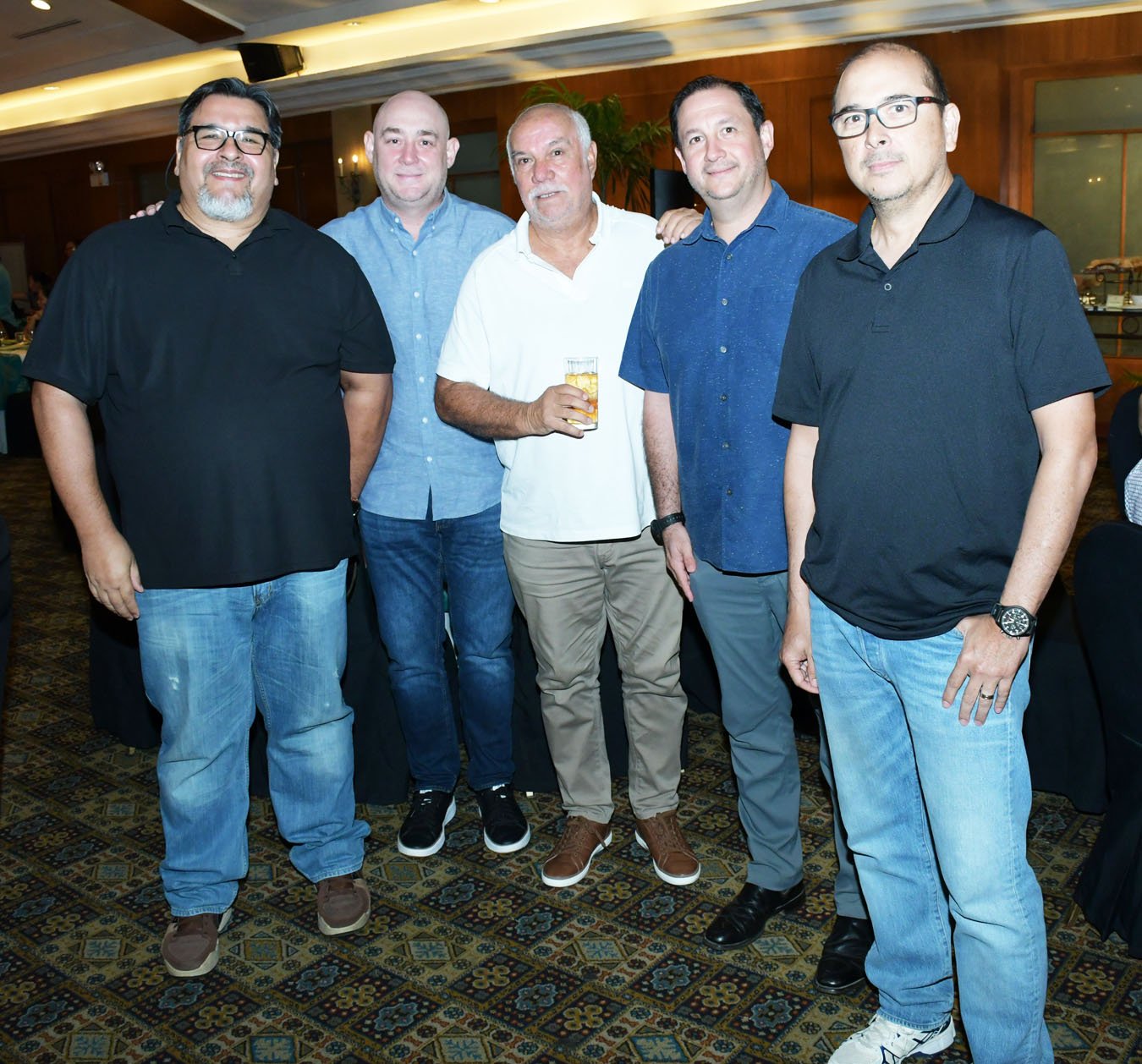 RAMON Jarque (center) with Casino Español de Cebu Board of Directors, Edmund Porter, Javi Sala, Eduard Loop and president Louie Moro.