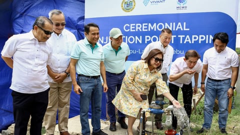 Desalinated water reaches Cebu network