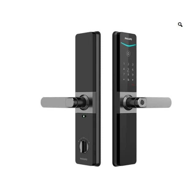 THIS Philips smart lock secure your space with Fingerprint, Pin Code, Key, Smartkey and Home Access App.
