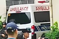 An ambulance carrying former House Speaker Martin Romualdez has arrived at the back entrance of the Philippine General Hospital (PGH) for his transfer from Cardinal Santos Medical Center.