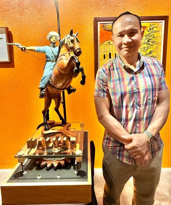 SCULPTOR and craftsman Pete Daza.