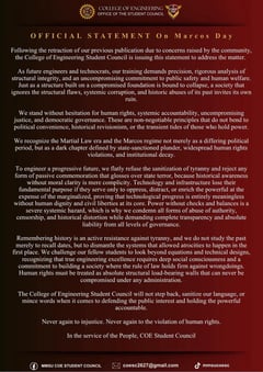 MMSU engineering council rejects ‘sanitization of tyranny’