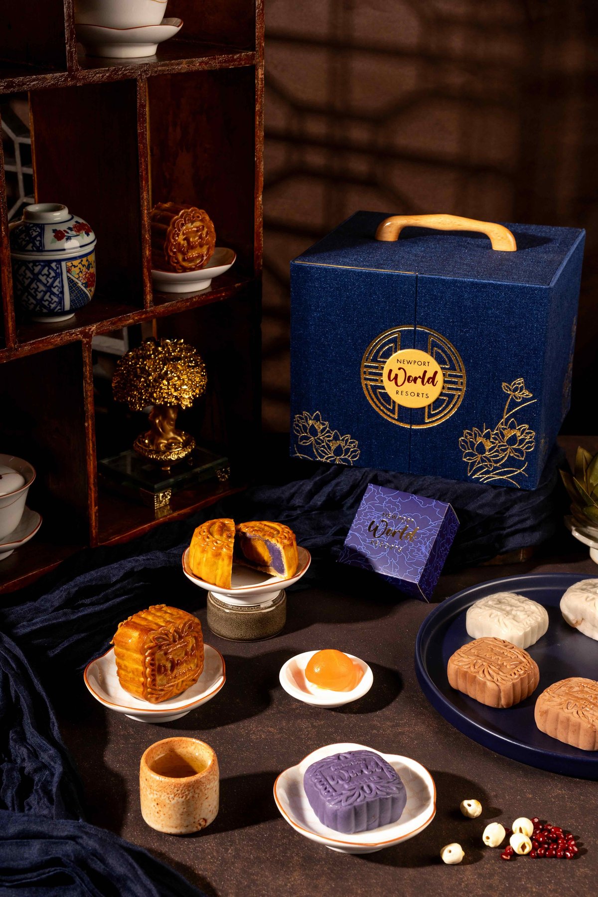 Mooncakes from Happy 8 at Newport World Resorts.