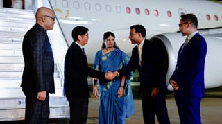 Marcos explores ties with India on railway, space projects