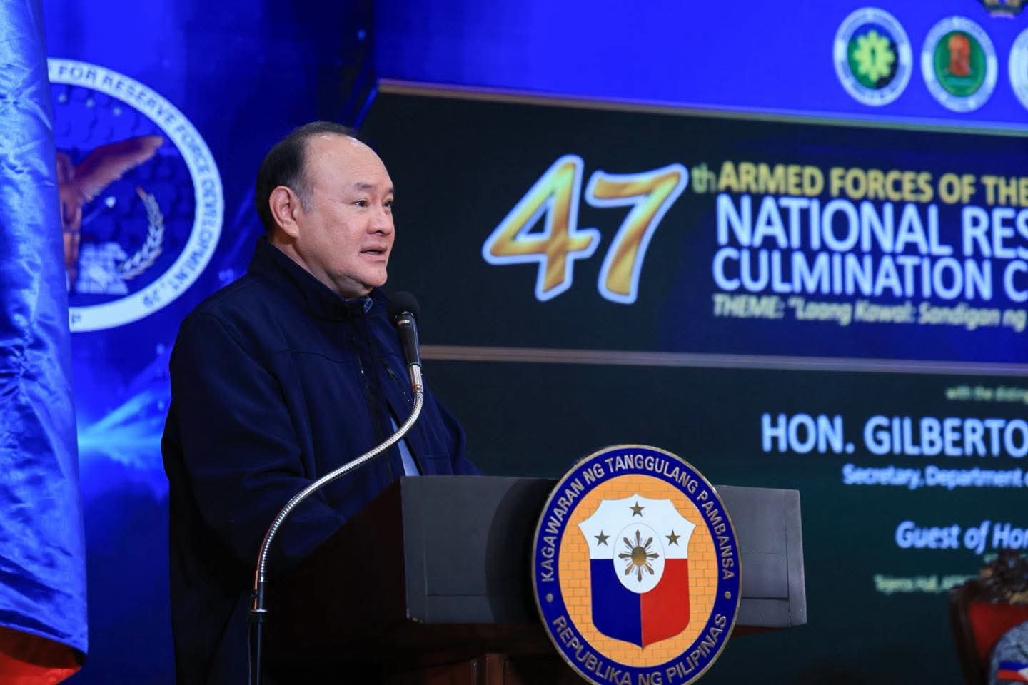 Teodoro urges reservists to help bolster Philippine defense, resilience