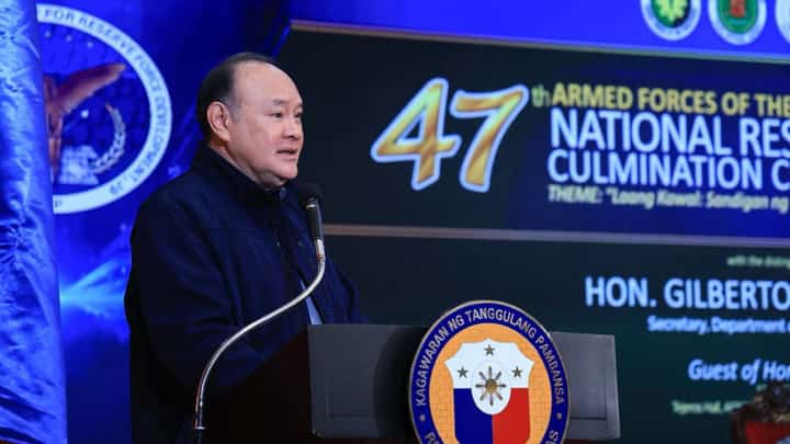 Teodoro urges reservists to help bolster Philippine defense, resilience