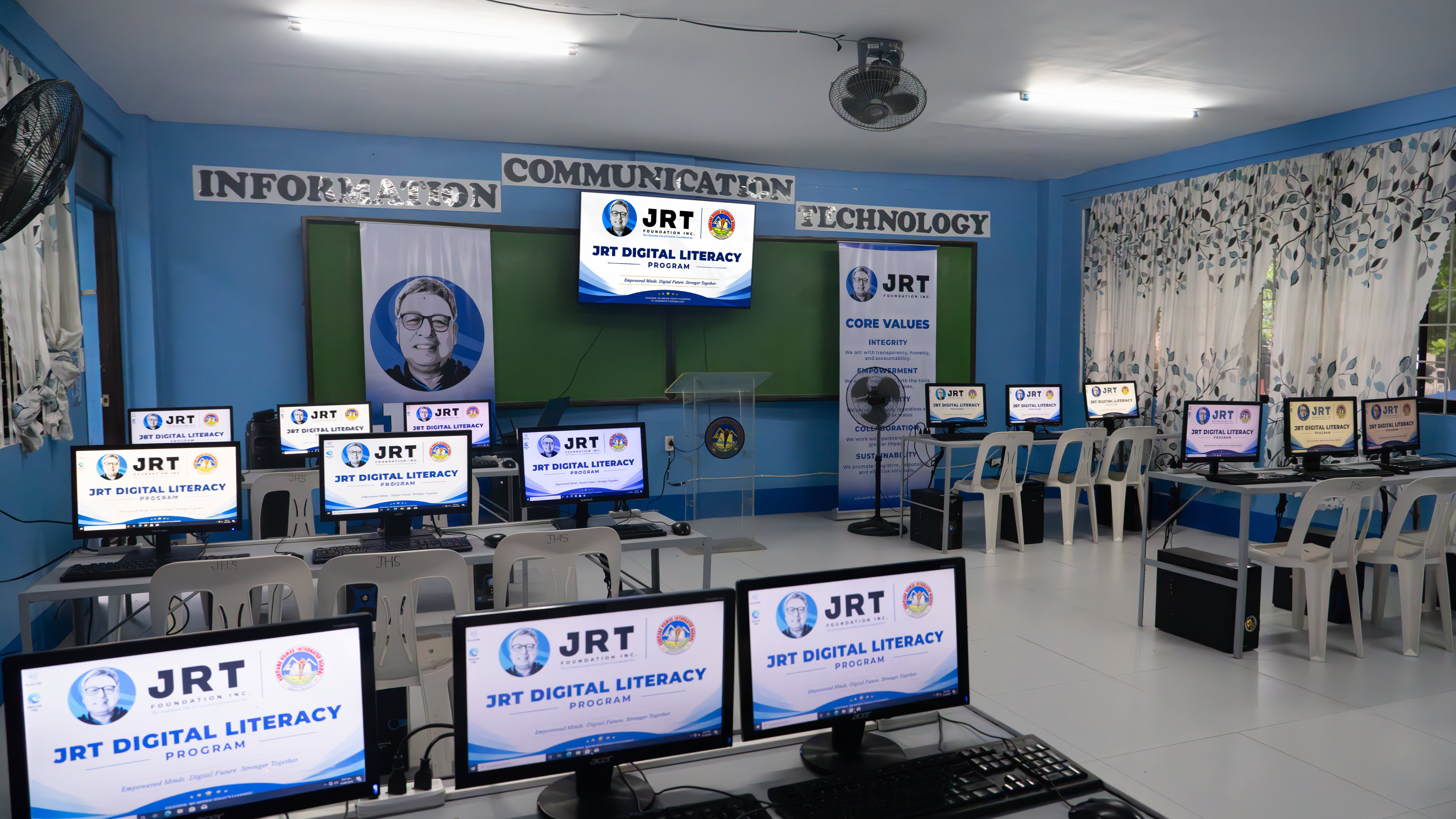 Marilao school gets first computer lab from JRT Foundation