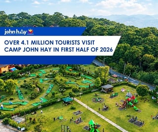 Camp John Hay logs over 4 million visitors in first half of 2026